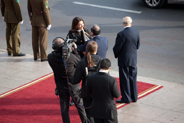 the queen of belgium has been given an official interview