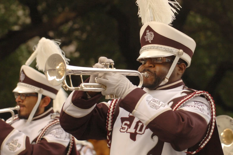 a band that is playing musical instruments on stage