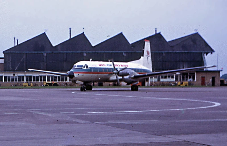 an air plane that is on a runway