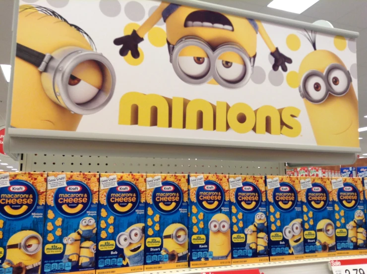 there are many boxes of minions movie action figures