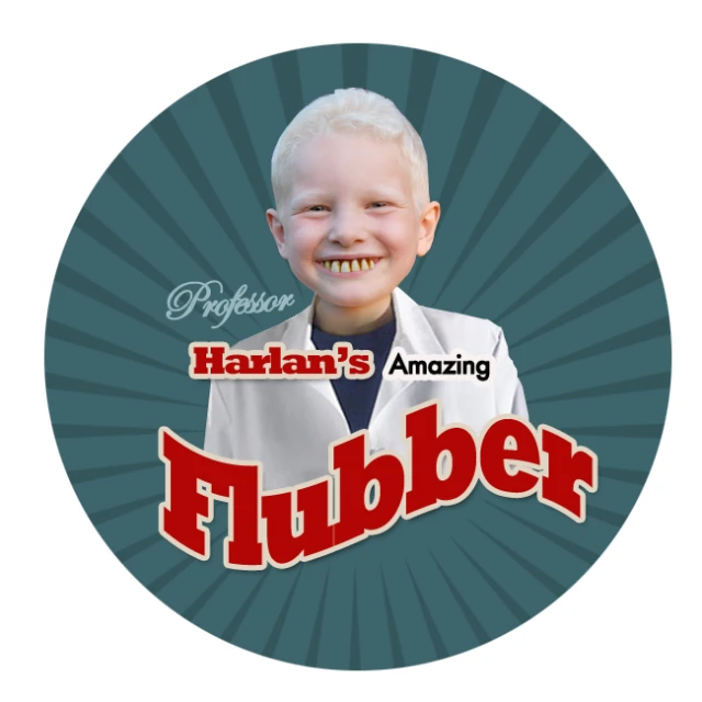 an oval image with the name bubbar on it