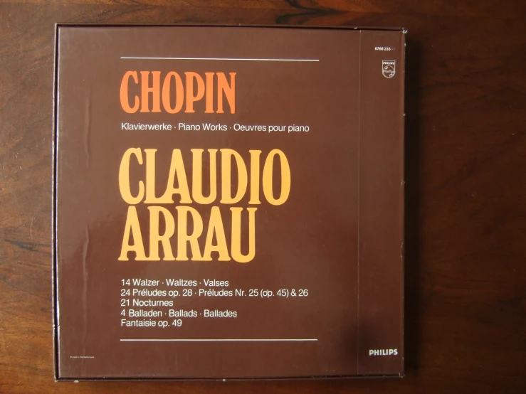 a book that reads chopin on the cover