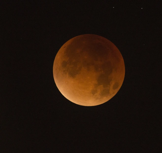 a very big moon that is very bright