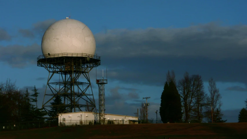 the tall white structure is a massive egg