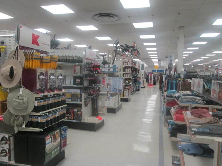 a store with a wide selection of mens clothes on display