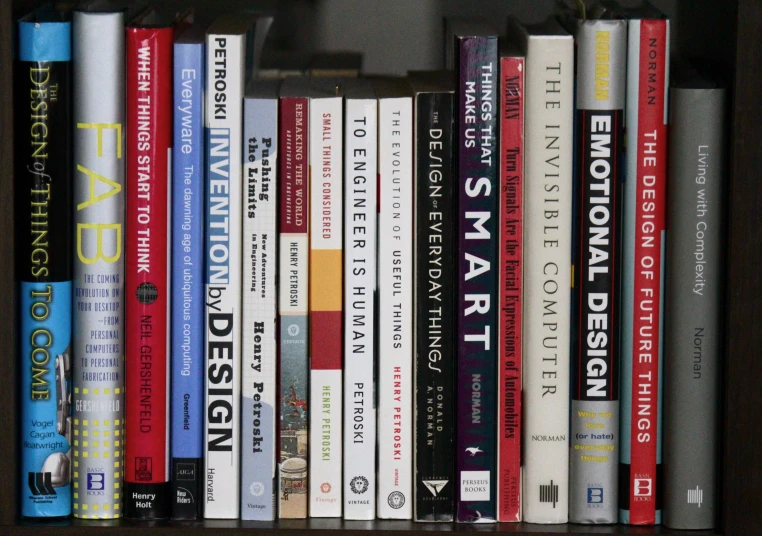 this is a bookcase that contains many books