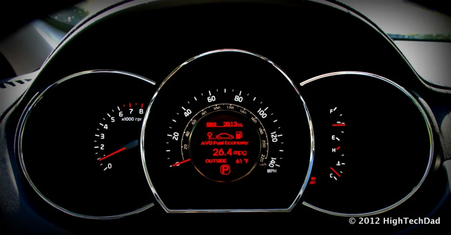 three gauges are shown for all vehicles