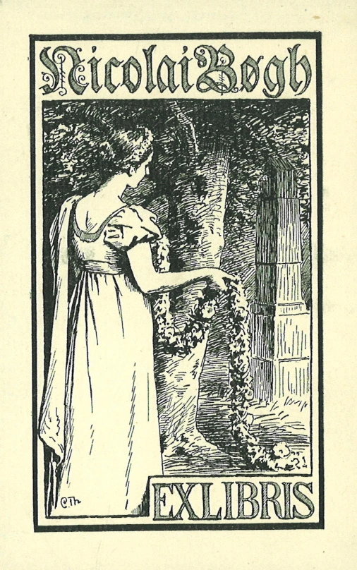 a lady in white dress is on an ornate cover