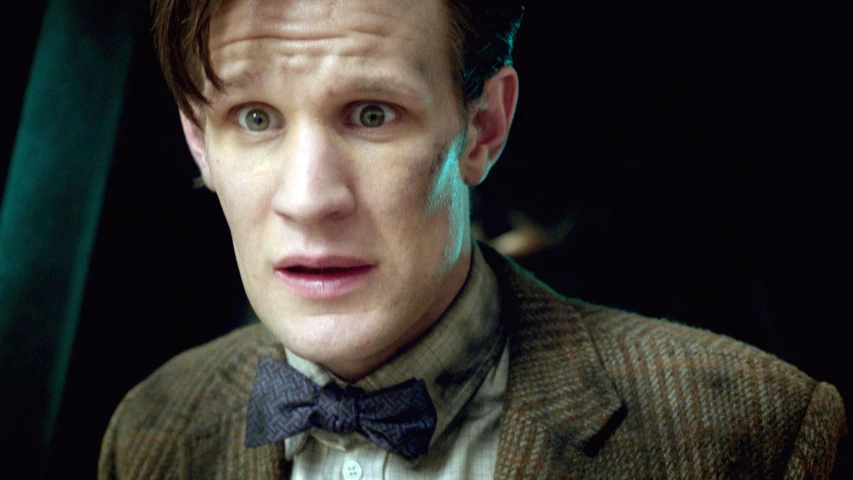 the doctor who has blue eyes and is wearing a jacket