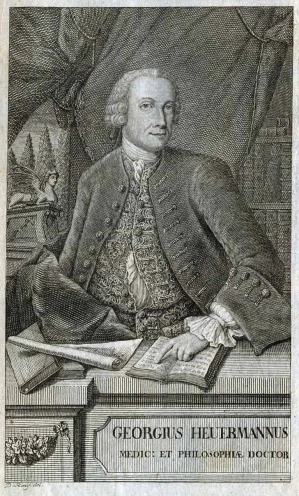 the portrait of a man in a dress sitting at a desk