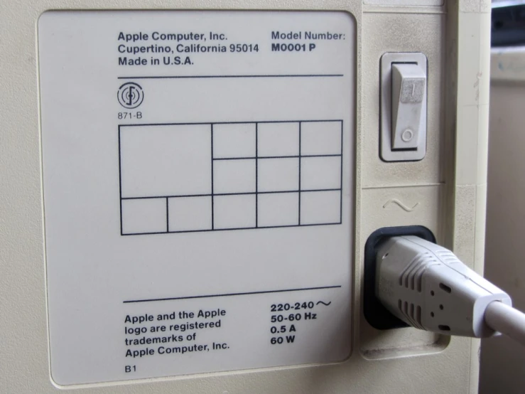 an appliance is connected to a switchbox