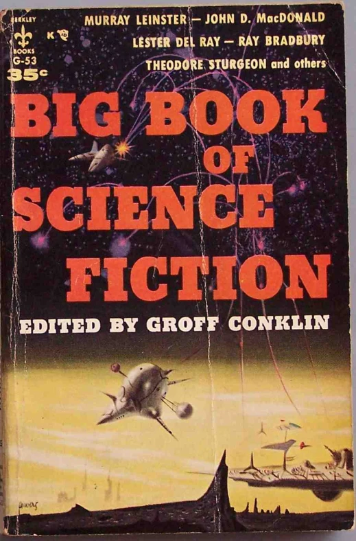 a book cover of big book of science fiction