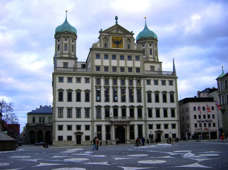 a building with domed domes and spires on top