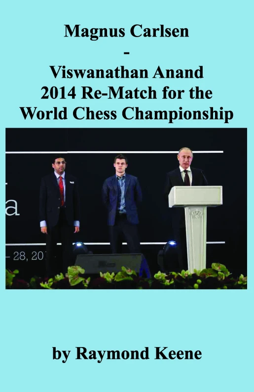 cover for the 2013 r c match for the world chess championship by raymond keeene