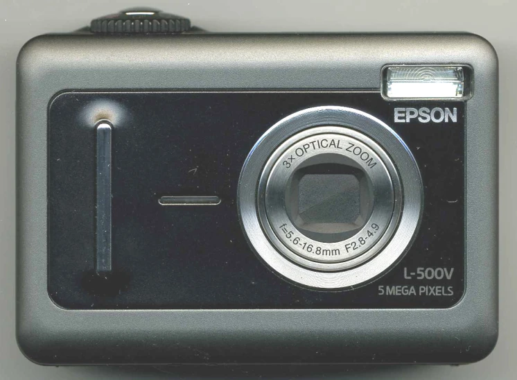 the small digital camera has a rubber case