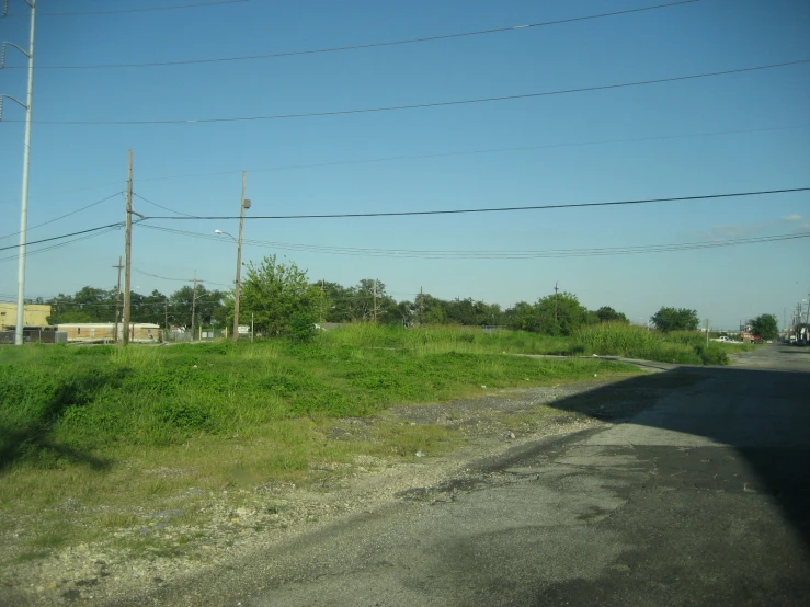 this field is next to an old farm