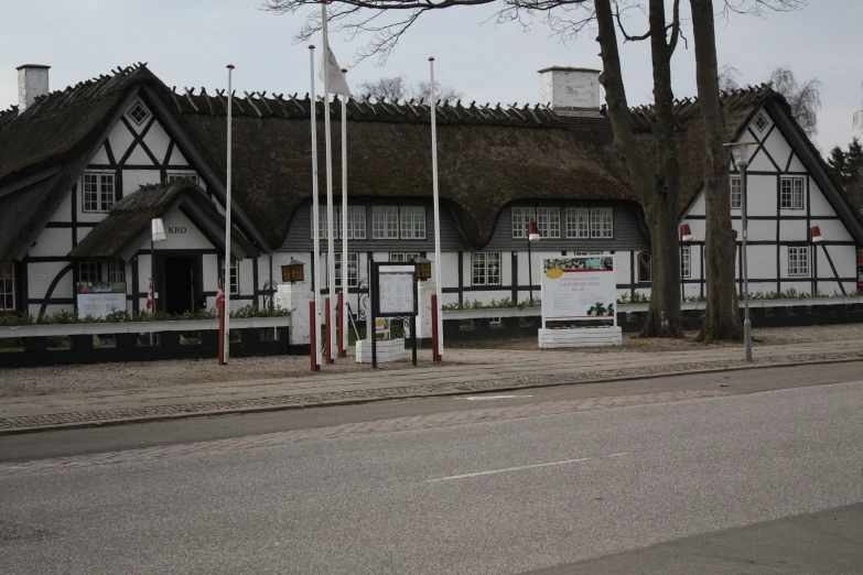 a couple of houses are next to each other