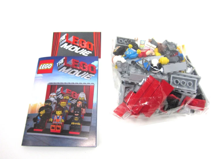 a packaging of lego movie lego set sets and a package