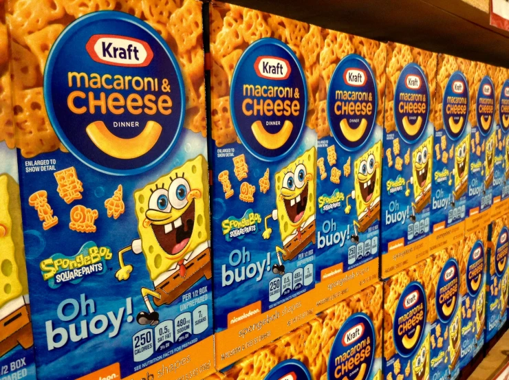 an advertit for walgreen's macaroni and cheese products