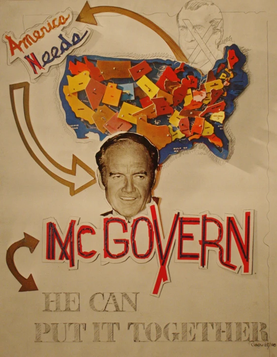 a poster with a political image on it