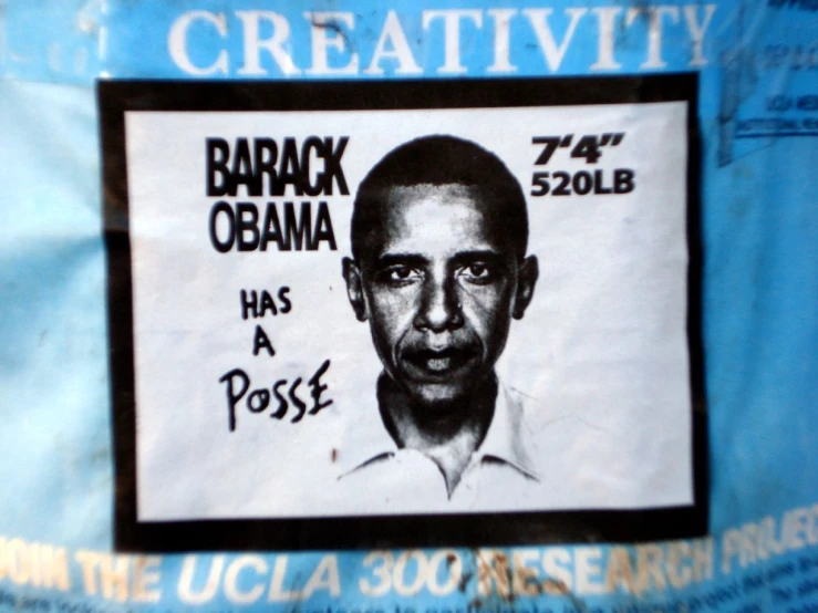 this is an image of the mug from obama in black and white