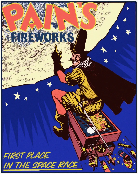 an image of an advertit for an fireworks