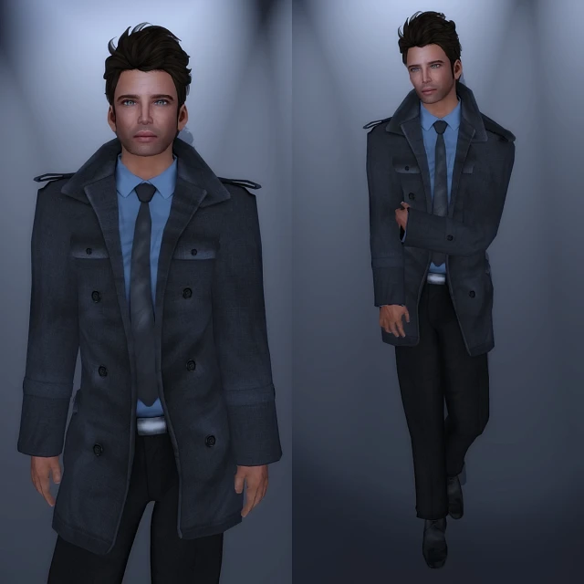 multiple image of a man wearing a suit and tie