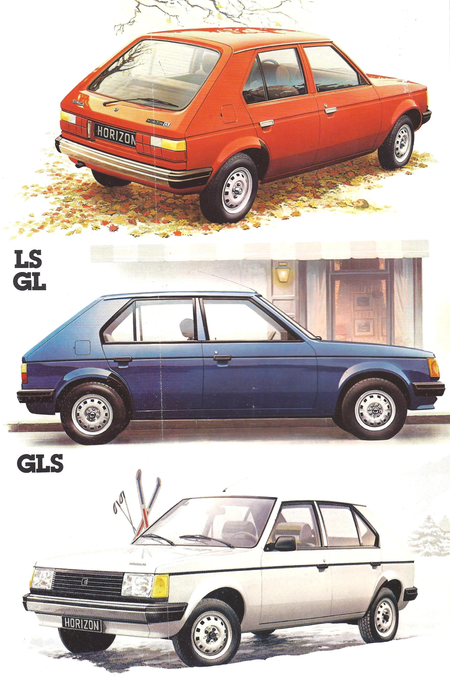 a brochure of the same car