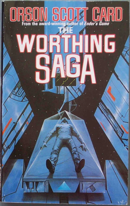 the cover for the book the worthing saga by gibson scott card