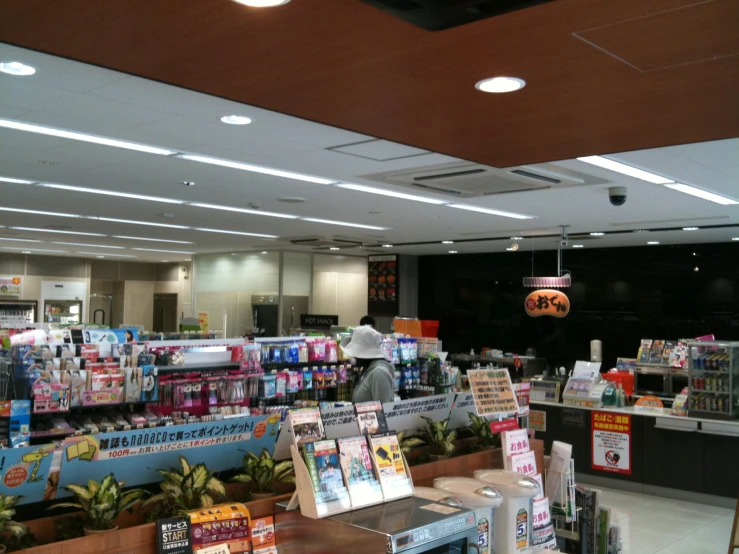 a store filled with shelves covered in various goods