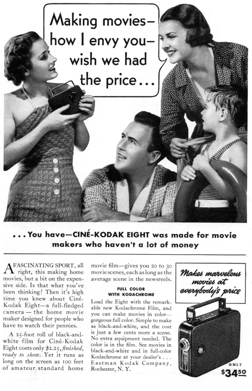 an advertit for a camera, advertising it