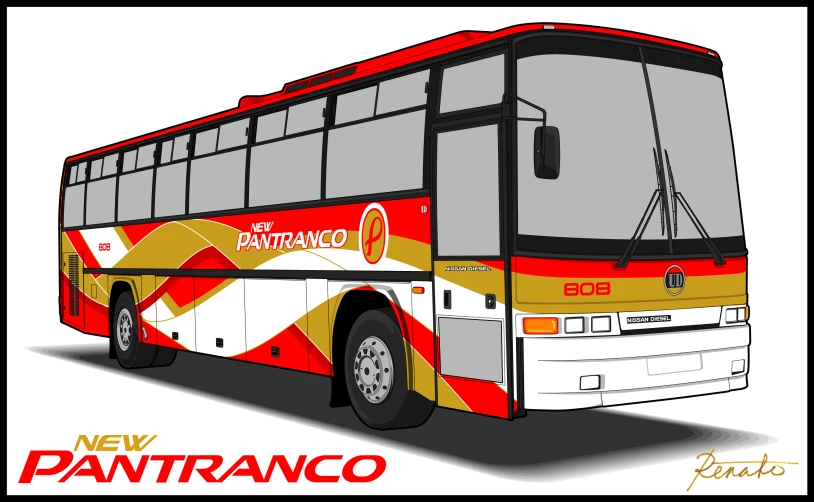 a new pantrano bus that is designed in adobe file