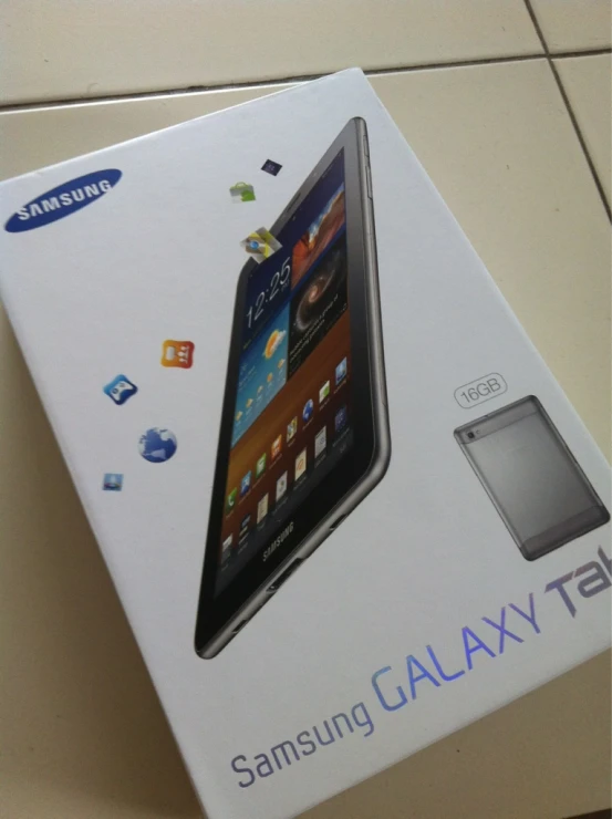 an unopened box for the new samsung galaxy s