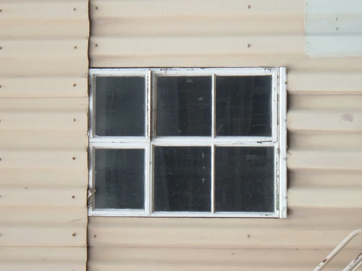 a close up of a window on a building