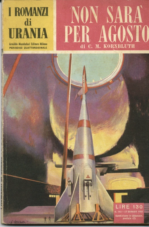 a magazine cover showing an aircraft in a mountainous landscape