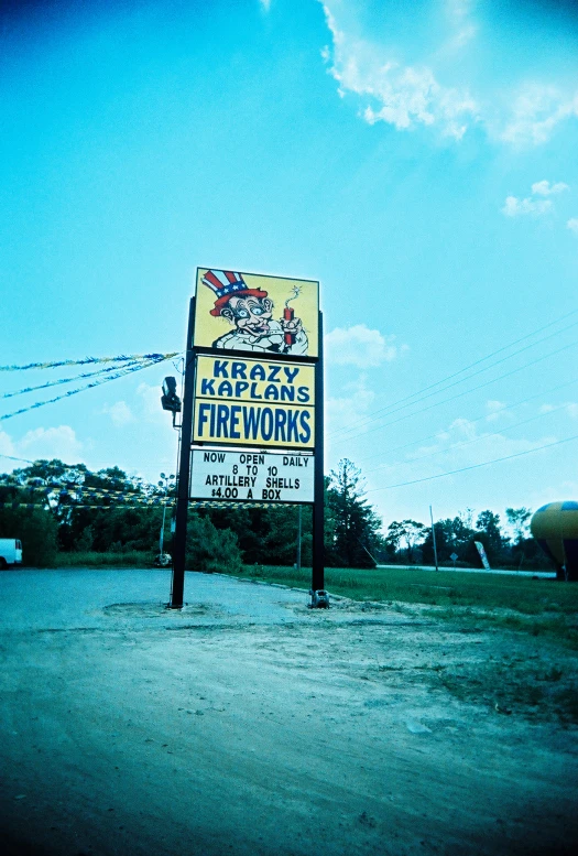 an electric horse sign in the middle of the road