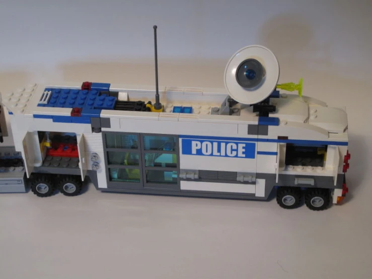 a police truck with a camera on top of it