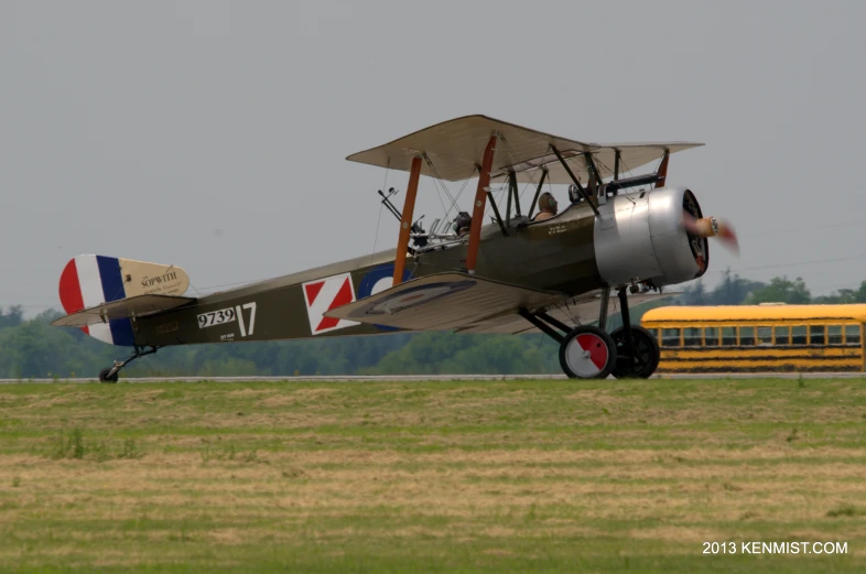 a small plane is sitting on a runway