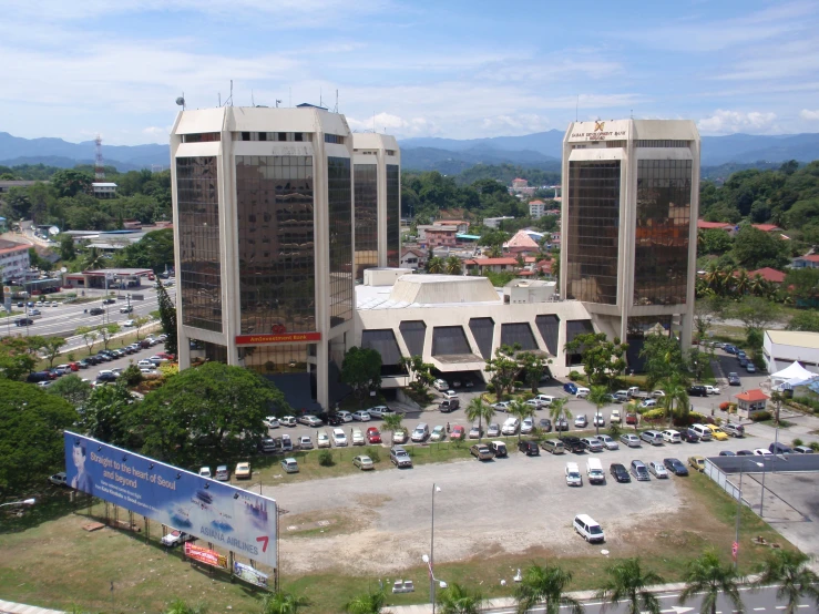 an aerial s of a medical office building