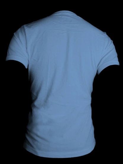 back view of ladies t - shirt with short sleeves