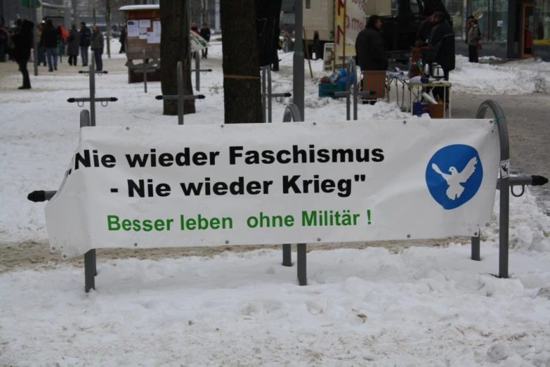 a sign advertising wieder to save their business