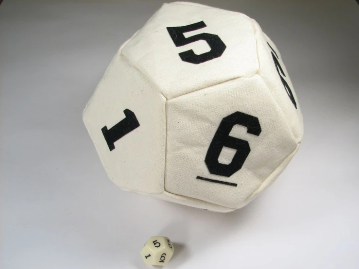 the white dice has the numbers 6 and 6 on it