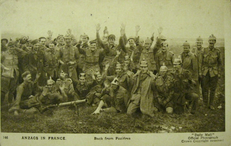 a very large group of men dressed in military uniform
