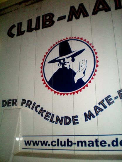 a sign for club maten in german language