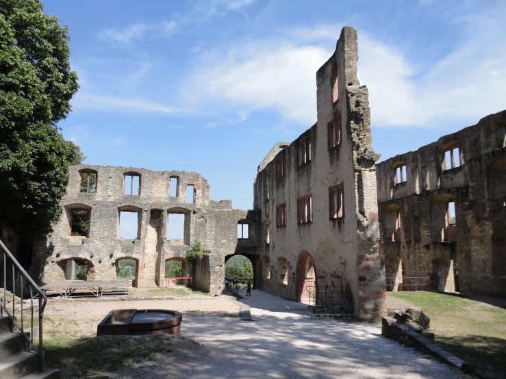 a large building with many windows and doors