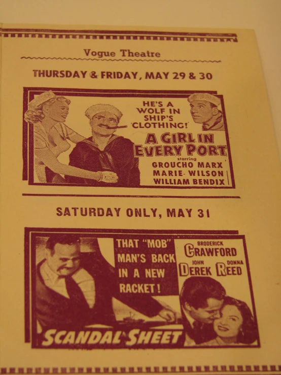 some brown and white poster advertising a band