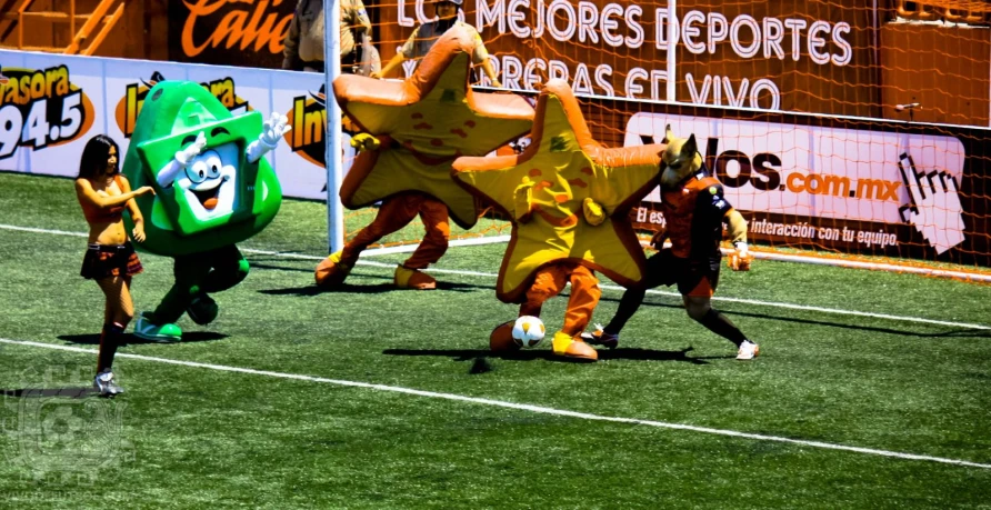 a soccer field is full of people on the grass