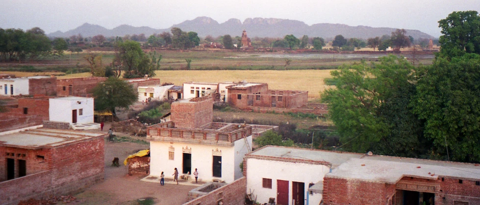 a village in the middle of a desert