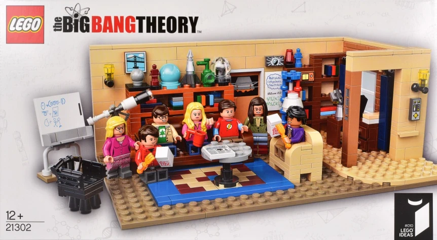 a lego ad with people sitting in the living room
