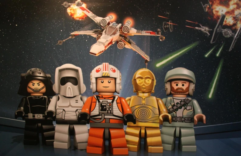 the lego star wars collection features a space shuttle, sit - sconches, and more